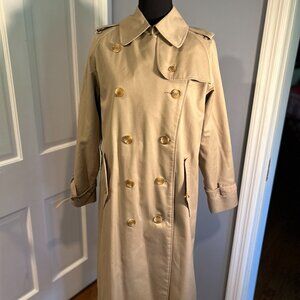 Burberrys' Trench Coat, Made in England, Ladies Sz 12, Vintage